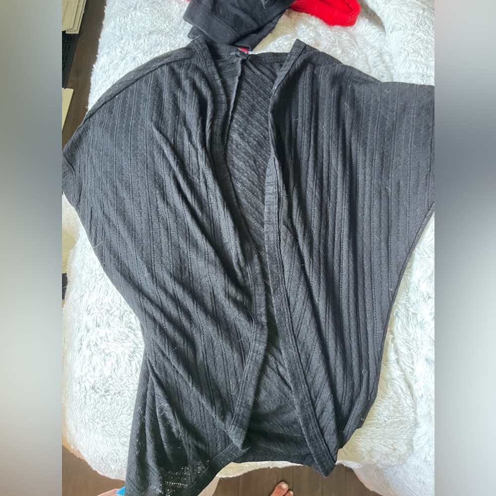 Black comfy cardigan